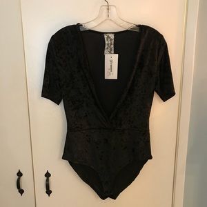 Velvet bodysuit